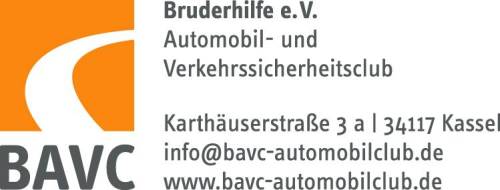 Bild zeigt die Visitenkarte des BAVC Bruderhilfe e.V. Automobil- und Verkehrssicherheitsclub